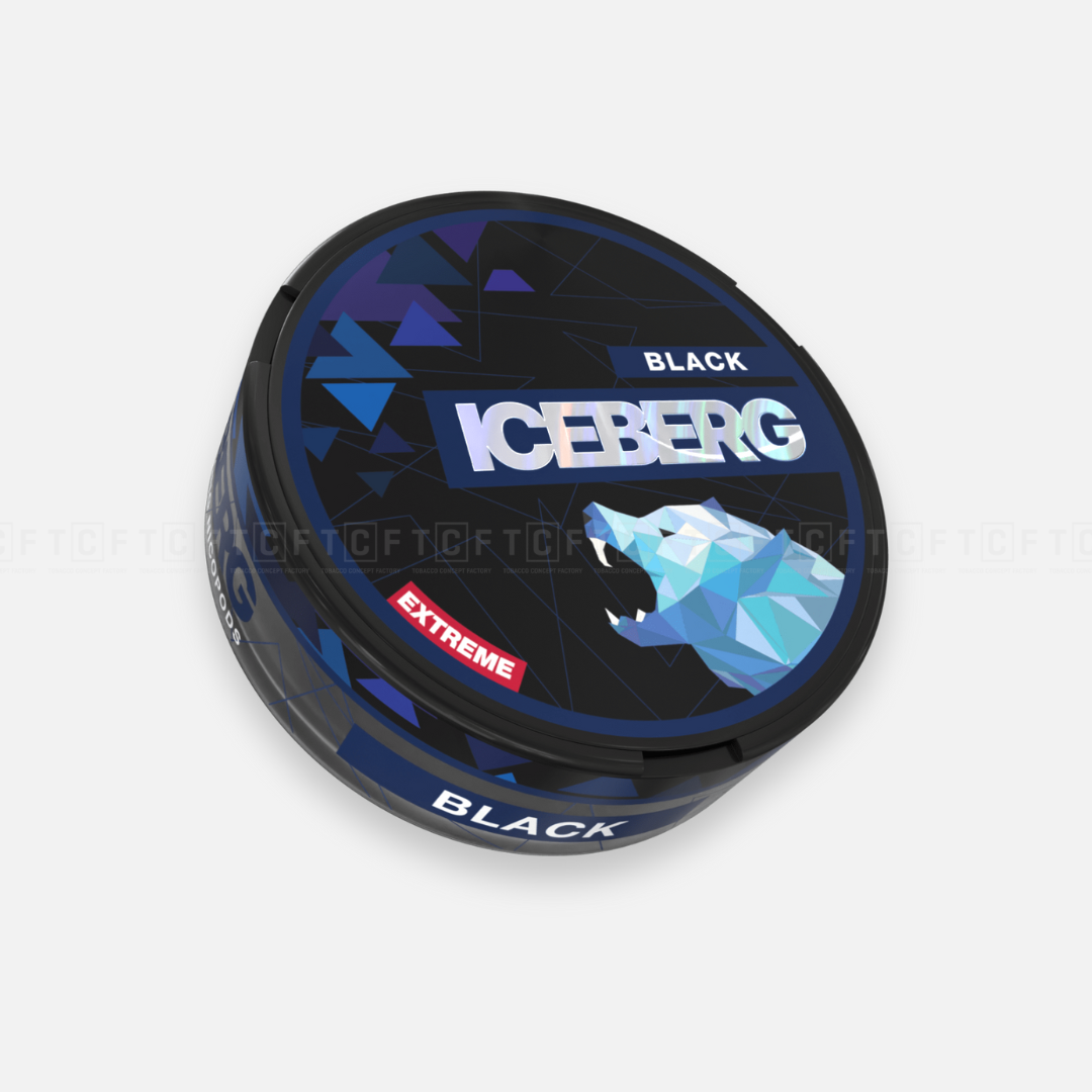 Iceberg - Snusy, woreczki nikotynowe, dostępne w Polsce, Snus Polska, Snus, nicotine pouches, snus europe, europe snus, caffeine pouches, snus planet