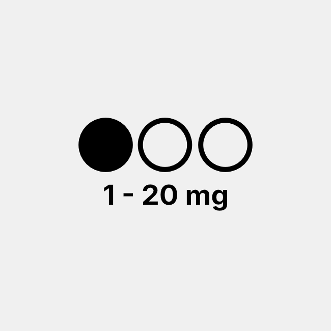 1-20 mg