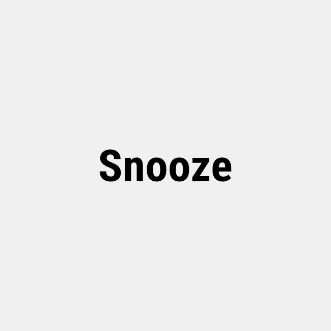 Snooze