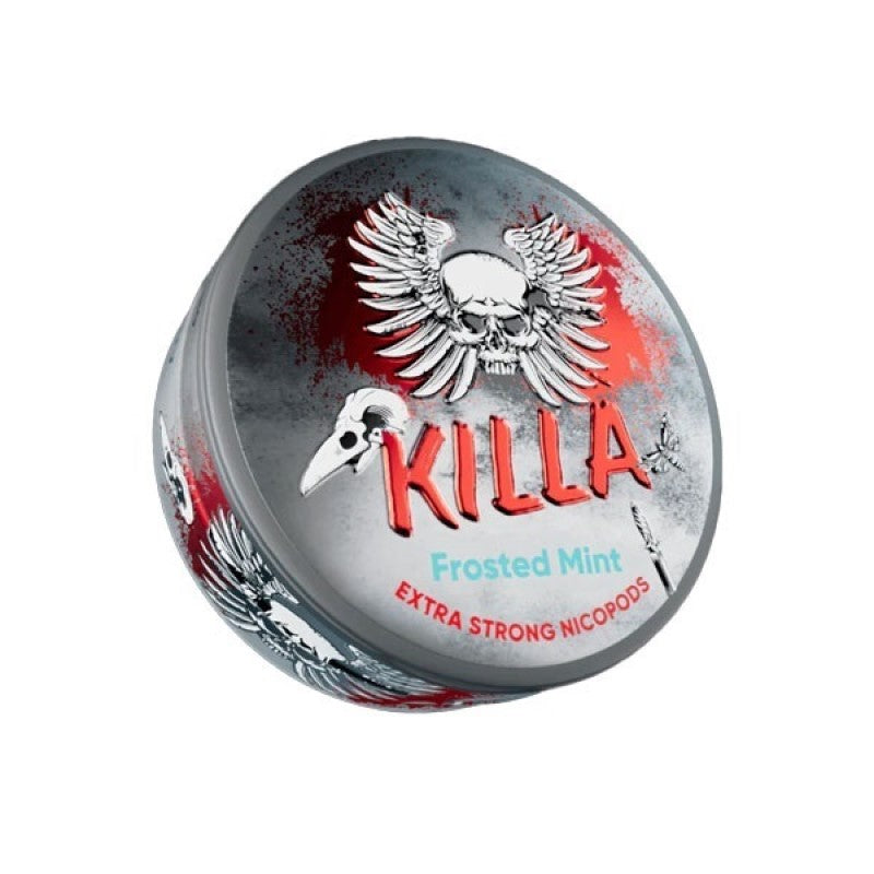 Killa - Snusy, woreczki nikotynowe, dostępne w Polsce, Snus Polska, Snus, nicotine pouches, snus europe, europe snus, caffeine pouches, snus planet