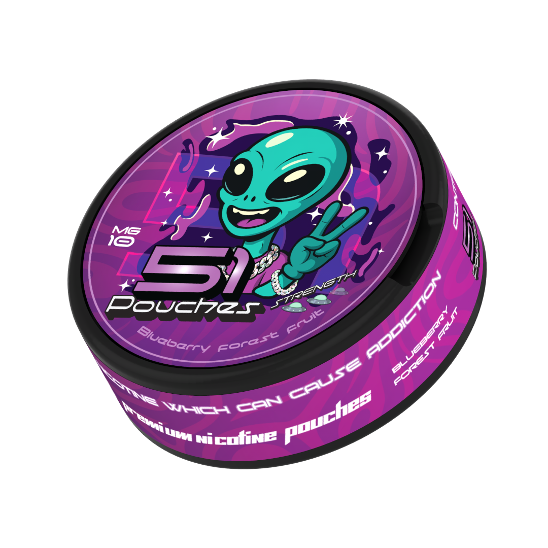 51Pouches Blueberry Forest Fruit 10mg