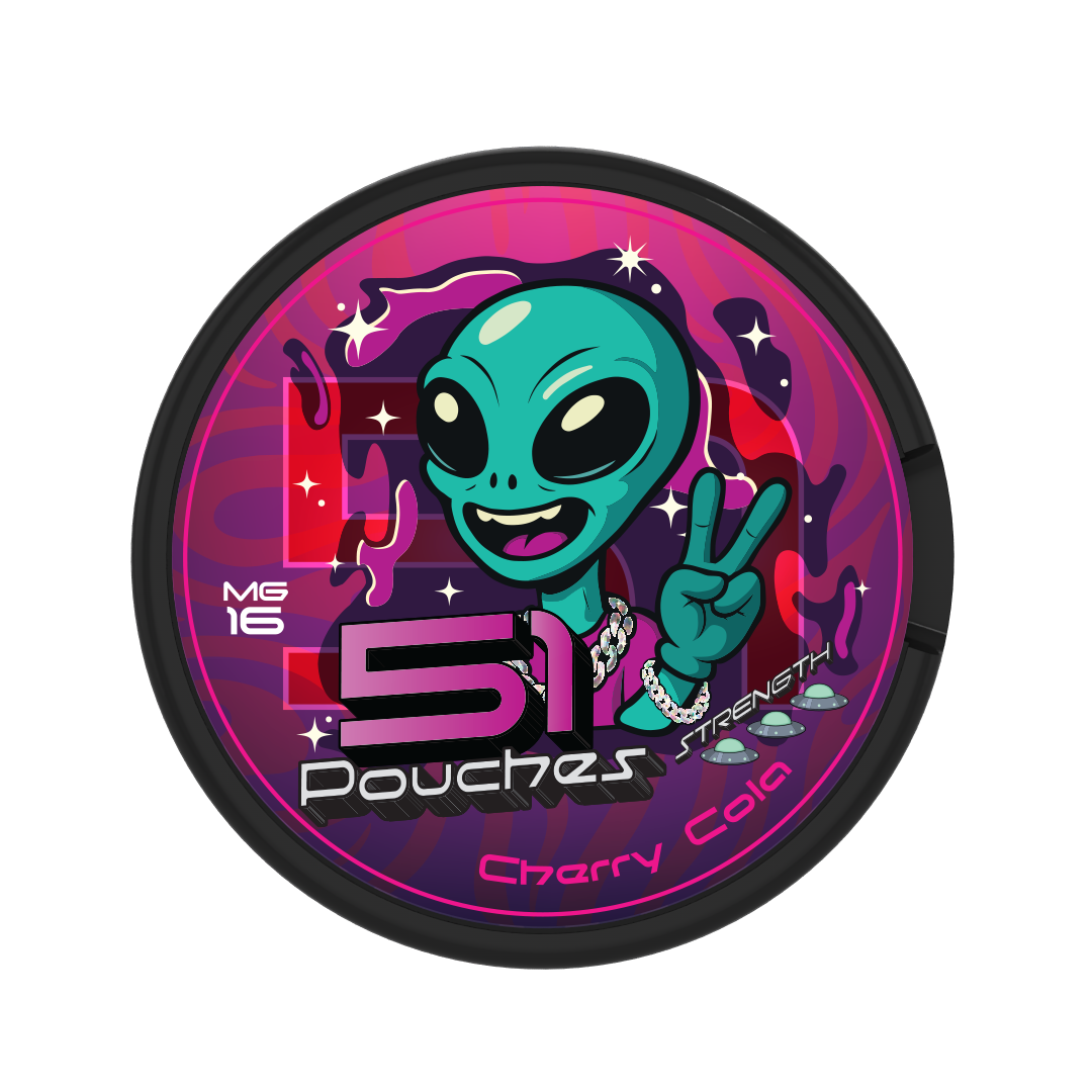 51Pouches Cherry Cola 16mg