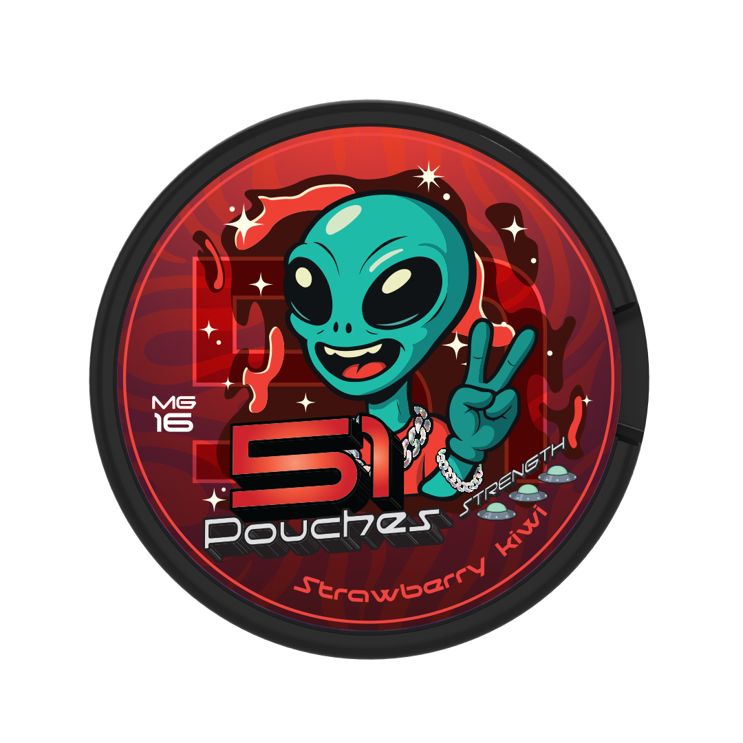 51Pouches Strawberry Kiwi 16mg