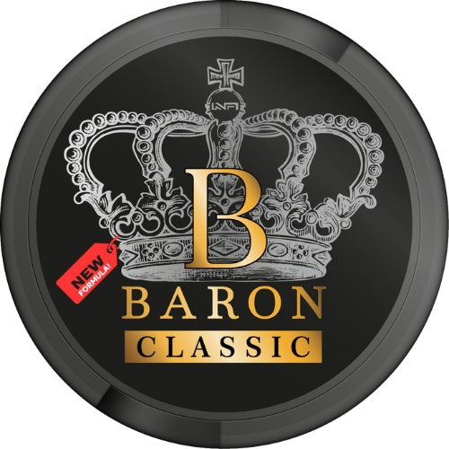 Baron - Snusy, woreczki nikotynowe, dostępne w Polsce, Snus Polska, Snus, nicotine pouches, snus europe, europe snus, caffeine pouches, snus planet