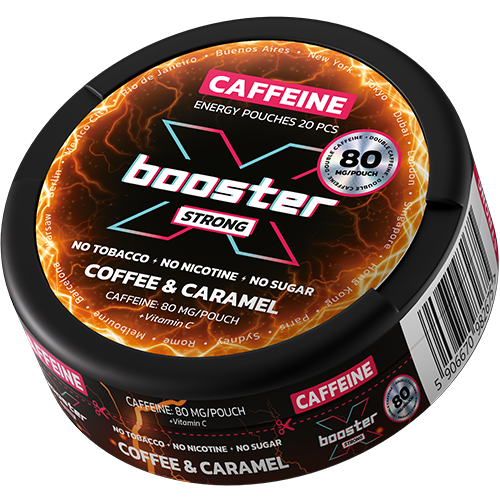 X-booster  - Snusy, woreczki nikotynowe, dostępne w Polsce, Snus Polska, Snus, nicotine pouches, snus europe, europe snus, caffeine pouches, snus planet