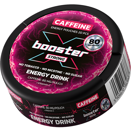 X-booster  - Snusy, woreczki nikotynowe, dostępne w Polsce, Snus Polska, Snus, nicotine pouches, snus europe, europe snus, caffeine pouches, snus planet