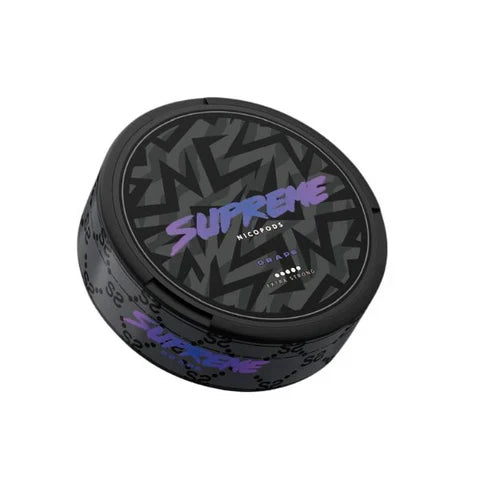 SUPREME  - Snusy, woreczki nikotynowe, dostępne w Polsce, Snus Polska, Snus, nicotine pouches, snus europe, europe snus, caffeine pouches, snus planet