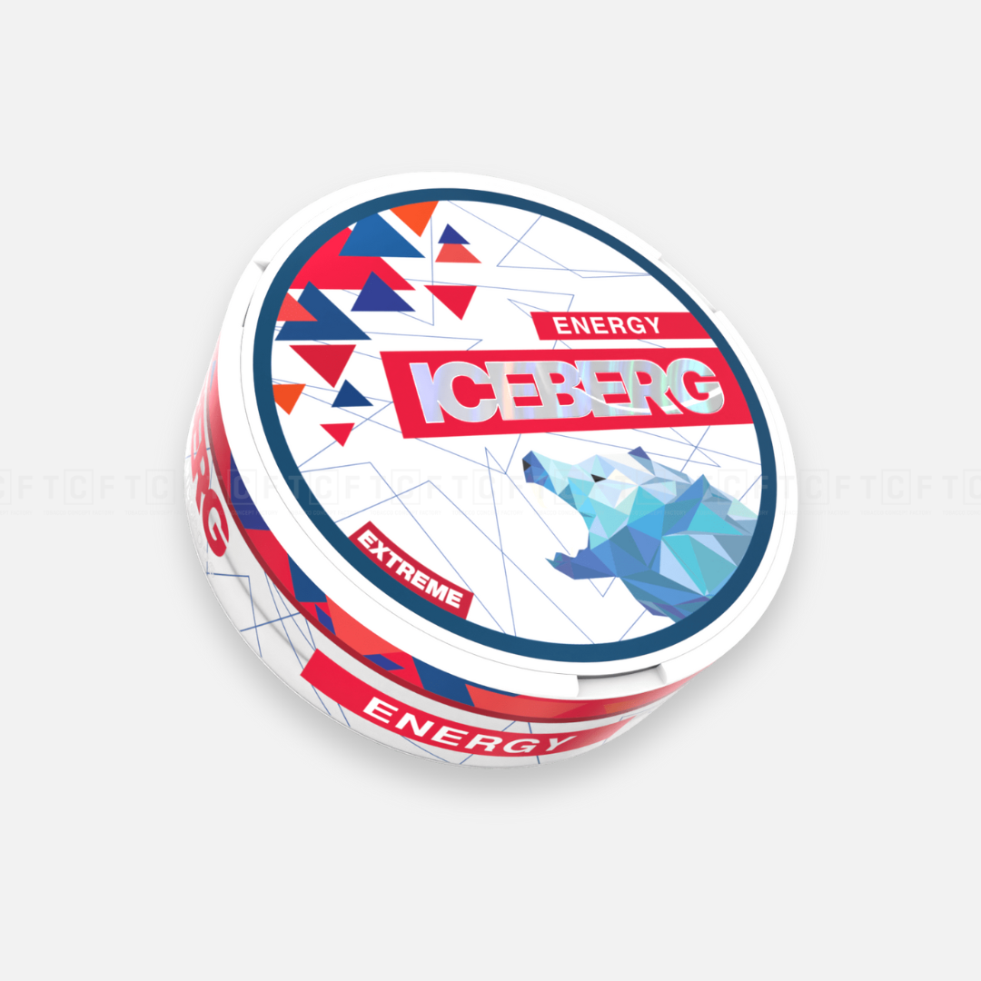 Iceberg - Snusy, woreczki nikotynowe, dostępne w Polsce, Snus Polska, Snus, nicotine pouches, snus europe, europe snus, caffeine pouches, snus planet