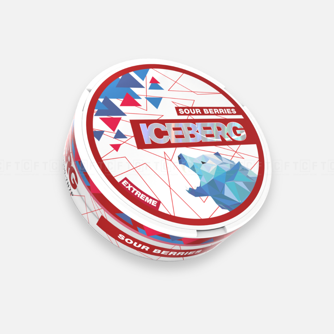 Iceberg - Snusy, woreczki nikotynowe, dostępne w Polsce, Snus Polska, Snus, nicotine pouches, snus europe, europe snus, caffeine pouches, snus planet