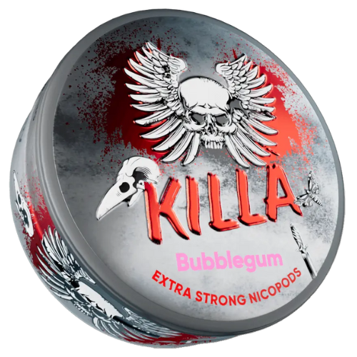 Killa - Snusy, woreczki nikotynowe, dostępne w Polsce, Snus Polska, Snus, nicotine pouches, snus europe, europe snus, caffeine pouches, snus planet