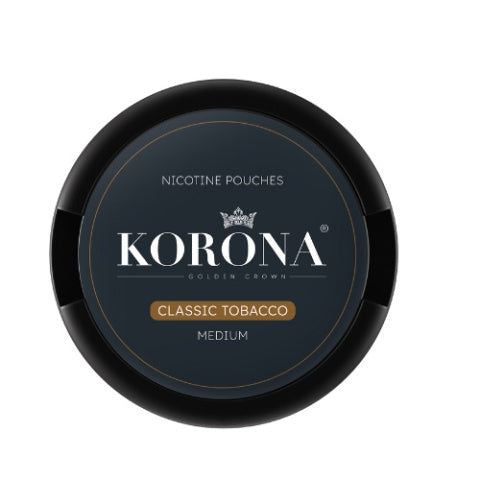 Korona  - Snusy, woreczki nikotynowe, dostępne w Polsce, Snus Polska, Snus, nicotine pouches, snus europe, europe snus, caffeine pouches, snus planet