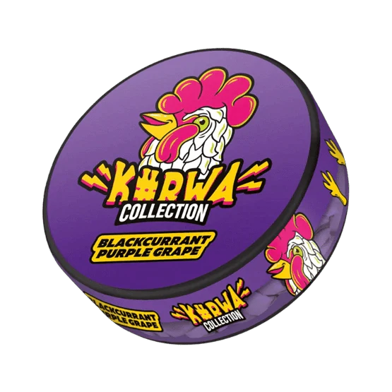K#rwa - Snusy, woreczki nikotynowe, dostępne w Polsce, Snus Polska, Snus, nicotine pouches, snus europe, europe snus, caffeine pouches, snus planet