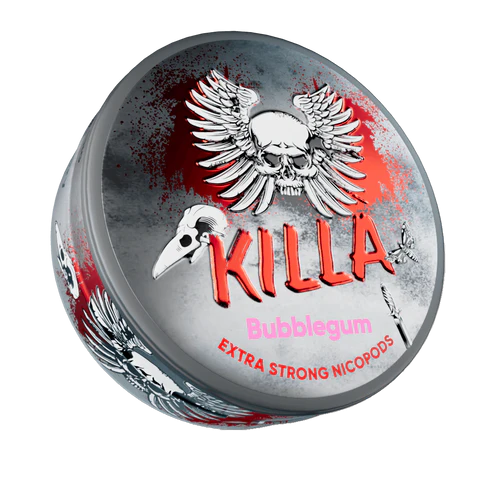 Killa - Snusy, woreczki nikotynowe, dostępne w Polsce, Snus Polska, Snus, nicotine pouches, snus europe, europe snus, caffeine pouches, snus planet