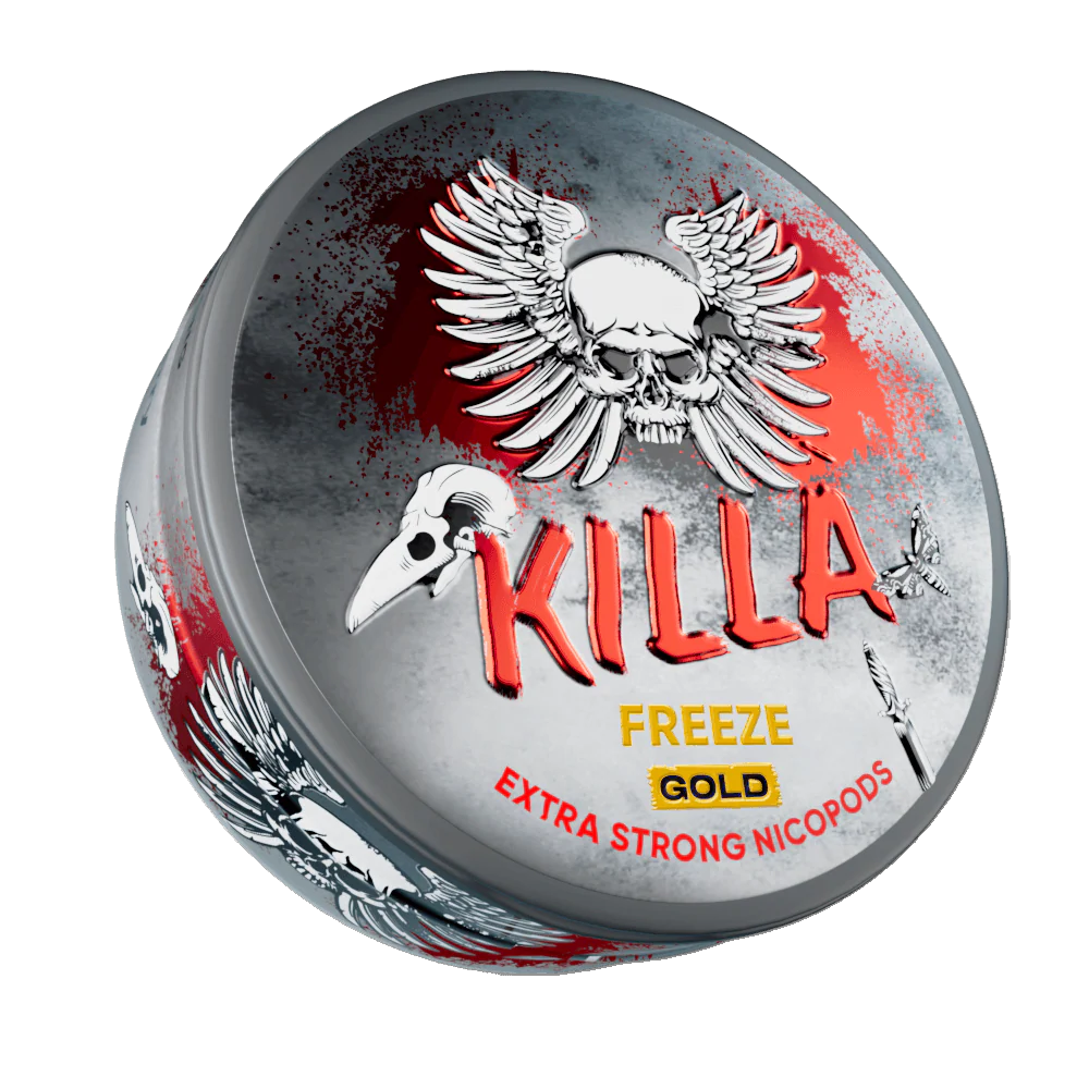 Killa - Snusy, woreczki nikotynowe, dostępne w Polsce, Snus Polska, Snus, nicotine pouches, snus europe, europe snus, caffeine pouches, snus planet