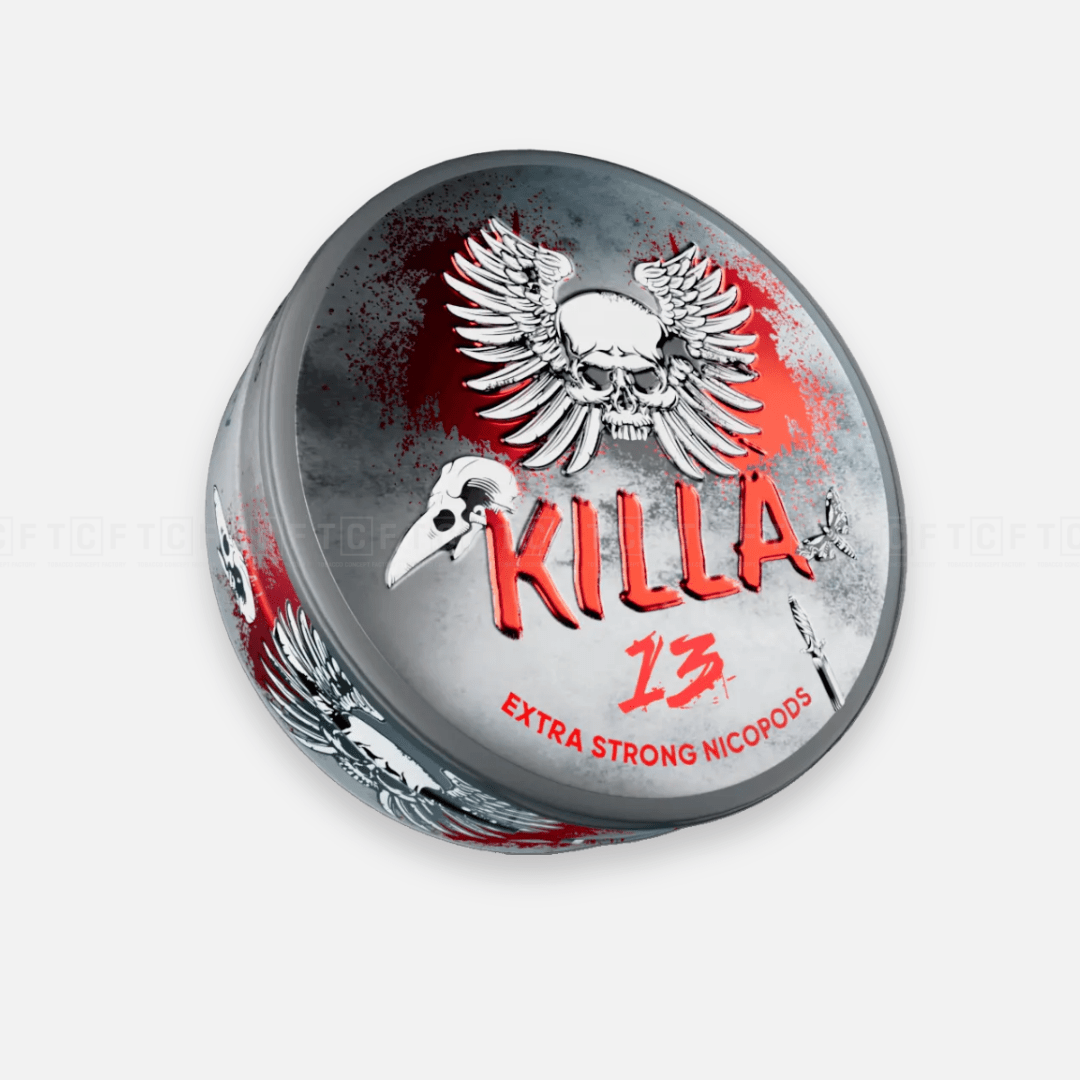 Killa - Snusy, woreczki nikotynowe, dostępne w Polsce, Snus Polska, Snus, nicotine pouches, snus europe, europe snus, caffeine pouches, snus planet