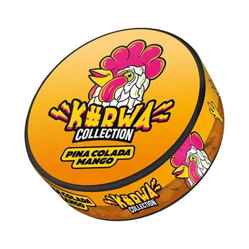 K#rwa - Snusy, woreczki nikotynowe, dostępne w Polsce, Snus Polska, Snus, nicotine pouches, snus europe, europe snus, caffeine pouches, snus planet