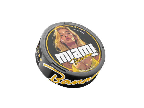MIAMI  - Snusy, woreczki nikotynowe, dostępne w Polsce, Snus Polska, Snus, nicotine pouches, snus europe, europe snus, caffeine pouches, snus planet