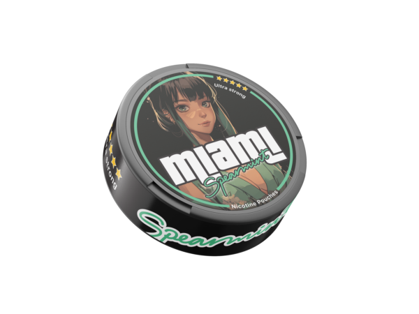MIAMI  - Snusy, woreczki nikotynowe, dostępne w Polsce, Snus Polska, Snus, nicotine pouches, snus europe, europe snus, caffeine pouches, snus planet