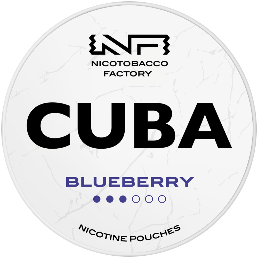Cuba White Blueberry 16mg