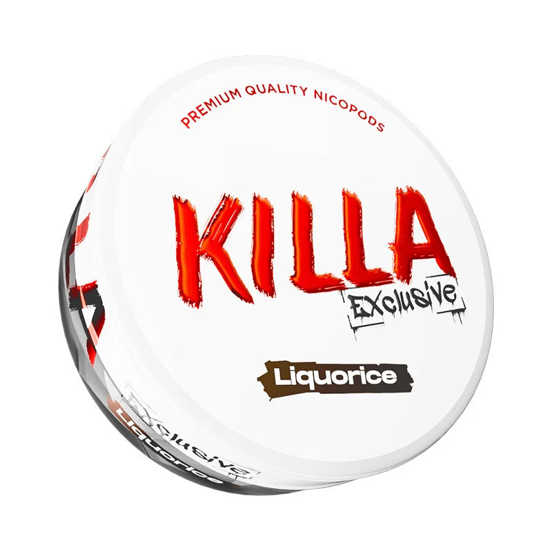 KILLA  - Snusy, woreczki nikotynowe, dostępne w Polsce, Snus Polska, Snus, nicotine pouches, snus europe, europe snus, caffeine pouches, snus planet