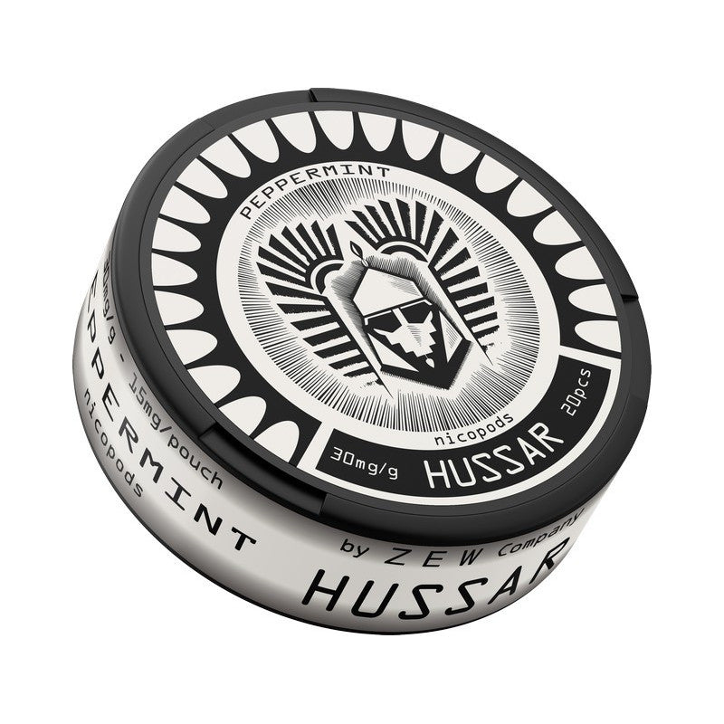 Hussar - Snusy, woreczki nikotynowe, dostępne w Polsce, Snus Polska, Snus, nicotine pouches, snus europe, europe snus, caffeine pouches, snus planet